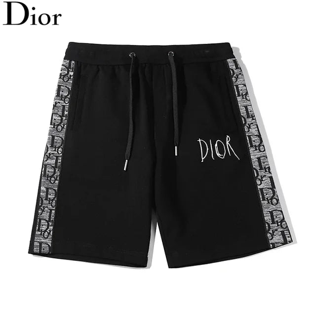 Novo Shorts Unissex com Fita e Assinatura de Artista — design moderno, versátil