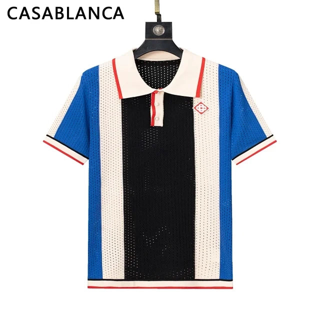 Polo Casablanca: estilo moderno com listras e blocos de cores
